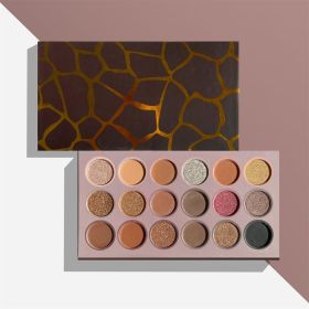 Matte Eyeshadow Palette Pro 18 Colors Pigmented Shimmer Glitter Eye Shadow Palette Blendable Long Lasting Waterproof Makeup Cosmetics Halloween Makeup