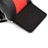 PVC Leather Case ABS Armrest Shell 300lbs Load-Bearing Disc With Footrest Can Be Put Down Barber Chair Red And Black