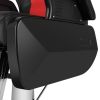 PVC Leather Case ABS Armrest Shell 300lbs Load-Bearing Disc With Footrest Can Be Put Down Barber Chair Red And Black