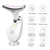 Neck Face Beauty Device LED Photon Therapy Skin Tighten Reduce Double Chin Anti Wrinkle Remove Lifting Massager Skin Care Tools