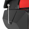 PVC Leather Case ABS Armrest Shell 300lbs Load-Bearing Disc With Footrest Can Be Put Down Barber Chair Red And Black