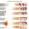 UV LED Nail Drill Kit with Acrylic Nail Tips and Polishing Tools - Complete Manicure and Pedicure Set for Beginners