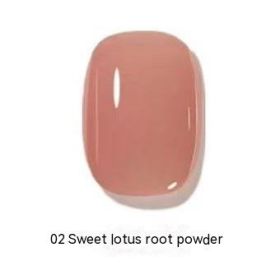 Micro Glue Non-peeling Nail Polish Baking-free Quick-drying Nail Color Blue Gray 14ml (Option: 02)