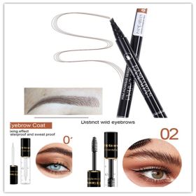 Four-head Eyebrow Pencil Liquid Eyebrow Pencil Tattoo Eyebrow Pencil Eyebrow Pencil 4-head Eyebrow Pencil Four-jaw Eyebrow Pencil (Option: Set2)