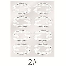 Eyeliner Makeup Eye Template Sticker (Option: Bare Clip 2)