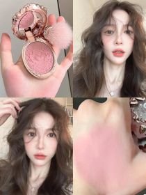 Flower Knows Strawberry Rococo Series Embossed Blush Velvet Matte Lip Glaze (Option: S03-Blush)