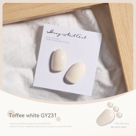 Milk White Series UV Polish Yogurt Rice White Milk Nails (Option: Toffee White ã€)