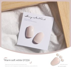 Milk White Series UV Polish Yogurt Rice White Milk Nails (Option: Warm And Soft White ã€)