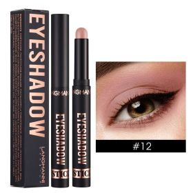 Eye Shadow Stick Waterproof And Durable Hot Sale Smudges Shimmer Matte (Option: 12 Style)