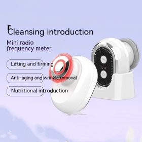 Original Gun Radio Frequency Device Household Micro-current Lifting Import Cleansing Electronic Beauty Apparatus Card (Option: White-Neutral Packaging)
