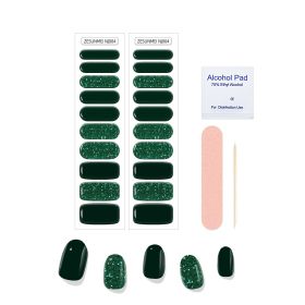 Solid Color Full Paste Waterproof Manicure (Option: Alcohol Tablets Look Ahead-NJ004)