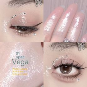 Crouching Silkworm Lazy Eye Makeup Thin And Glittering Pearlescent Bright Novice Style Brightening Eyeliner (Option: 500mg-Eye Shadow Pen 01)