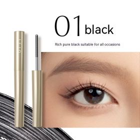 Women's Waterproof Not Smudge Thick Long-lasting Mascara (Option: 01 Black)