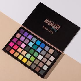 45 Colors Eye Shadow Plate Chameleon Shimmer Matte Long Lasting (Option: B160)