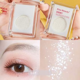 Pearlescent Solid Non Flying Powder Eye Shadow Cream (Option: 01color)