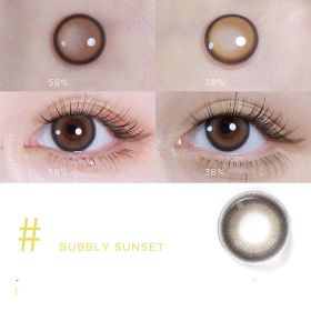 Mini Series Daily Color Contact Lenses (Option: Champagne Sunset-500Degree)