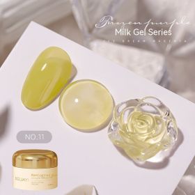 Milk Jelly Solid Color Summer Ice UV Polish (Option: Milk Jelly 11)