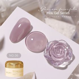 Milk Jelly Solid Color Summer Ice UV Polish (Option: Milk Jelly 06)