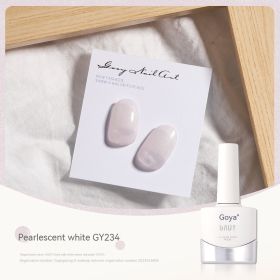 Milk White Series UV Polish Yogurt Rice White Milk Nails (Option: Pearlescent White ã€)