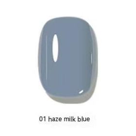 Micro Glue Non-peeling Nail Polish Baking-free Quick-drying Nail Color Blue Gray 14ml (Option: 01)