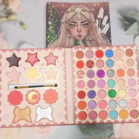 Easy To Apply Color Durable And Makeup Free New 48 Color Eye Shadow Plate (Option: Eye shadow)