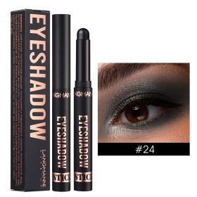 Eye Shadow Stick Waterproof And Durable Hot Sale Smudges Shimmer Matte (Option: 24 Style)