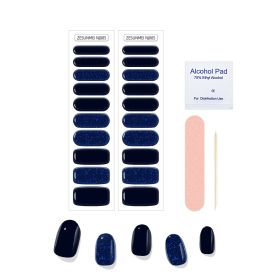 Solid Color Full Paste Waterproof Manicure (Option: Alcohol Tablets Look Ahead-NJ005)