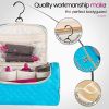 Travel Case Compatible for Dyson Airwrap Complete Styler and Attachments;  Portable Travel Organizer with Hideable Hanging Hook for Dyson Airwrap;  Cu
