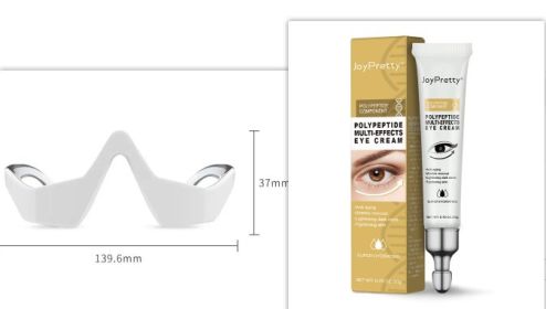 3D Micro Current Pulse Massage Eye Beauty Device (Option: Set)
