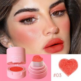 6 Color Love Air Cushion Blusher Seal Repair Liquid Blush (Option: 03color)
