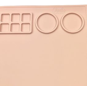Silicone Painting Mat Kids Graffiti Painting Clay Mat (Color: Beige)